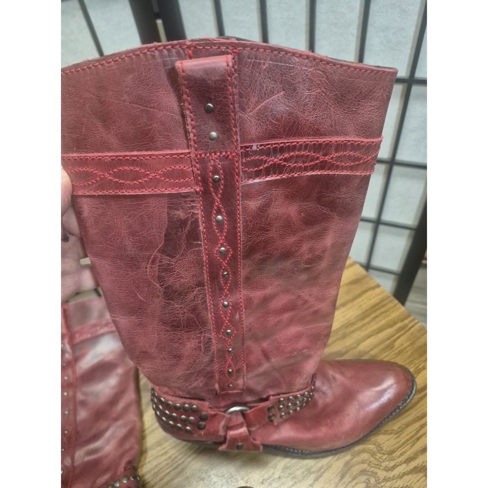 Caborca Womens Western Studded Boots - Picture 4 of 6